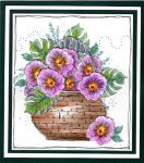 Pansy Basket Card